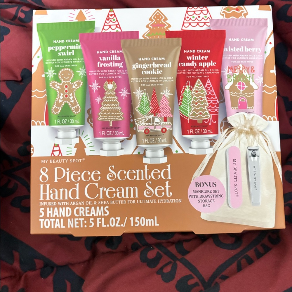 My Beauty Spot 8-Piece Scented Hand Cream Set, 5 fl oz - NEW IN BOX